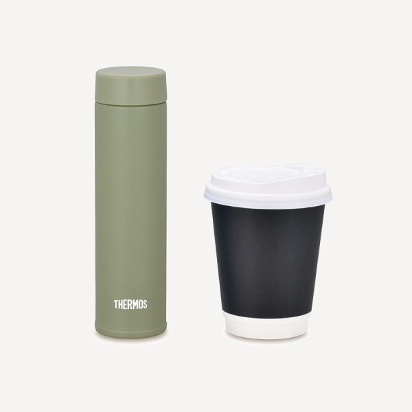 Термос THERMOS JOJ-180 KKI (Olive) +6h/-8h 0,18л (Оливковый)
